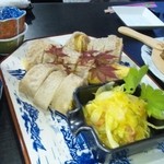 蕎麦厨 風 - 蕎麦巻きめんつゆおこわ