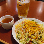 くいしんぼステ－キハウス - セットのサラダ