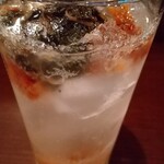 紫苏香味的梅干酸味鸡尾酒