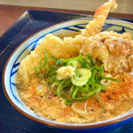 丸亀製麺 - 玉子あんかけうどんセット