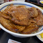 ぶた丼のとん田 - ロース・バラ盛り合わせ豚丼（ごはん少な目）