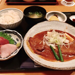 Nihonkai Shouya - 日替わり煮魚定食／鯖の味噌煮定食（税込1,100円）