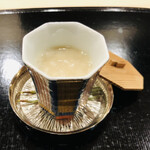 よし澤 - 栗の出汁　出汁と塩　牛乳