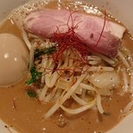 RAMEN GOTTSU - 味噌ラーメン(限定メニュー)¥880＋味玉¥100