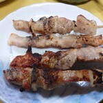 焼き鳥きむら - 豚ミソ、豚バラ