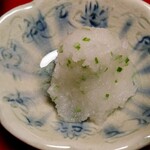 あさば - 大根おろし 大葉 塩で 味付けしてます