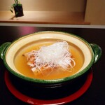 あさば - 炙り天城軍鶏  土鍋仕立