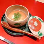 もちづき - 白子とゆりねの茶碗蒸し