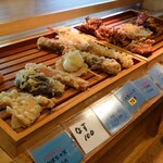 Marumasa Soba - 天ぷらコーナー