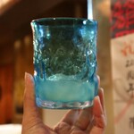 プロレス居酒屋　がむしゃら - 飲みかけの・・・あらごし桃（550円）