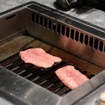 西麻布 焼肉 X - 薄切りタン