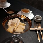 西麻布 焼肉 X - ジェラートと八女のほうじ茶