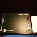 あさば - 二日目  ランチョンマットも 変わりました      昨日は 白木