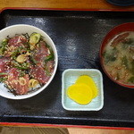 埼玉屋食堂 - ミニまぐろ丼 \500