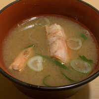 豊鮨 - 海老の頭入り味噌汁