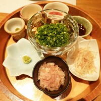 豆腐懐石 くすむら - 薬味がいっぱい！
