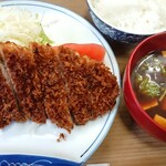 幸楽 - ロースカツ定食（梅）