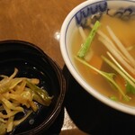 中華菜館 東天閣 - スープと搾菜