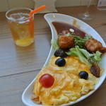 しみずひのでカフェ - ワンちゃんオムライス　￥７８７