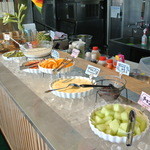 しみずひのでカフェ - パフェバー周辺①