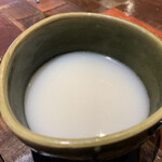 蕎麦 木曽路 - 〆のスープ割りで蕎麦湯