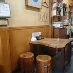 Sarashina - 店内テーブル