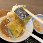 そば処 なかや - このかき揚げはヤバかった！