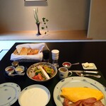 あさば - これに カフェオレが つきます
      椎茸の オムレツが  最高に 美味しかった～～( ☆∀☆)