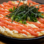 東京やきとん - 山芋明太マヨ鉄板焼