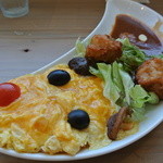 しみずひのでカフェ - 何犬だろう…子供にしては、味付けがシュール