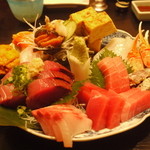 飯豊 - 刺身の盛り合わせ