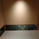 あさば - 廊下 コーナーにも 坪庭