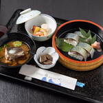 生簀割烹 雅 - 鯖寿し定食