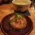 たくまんま - 海老芋、解禁したばかりの生桜海老、ねぎ、柚子