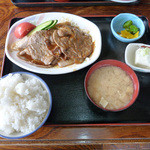 味処 東 - 焼肉定食