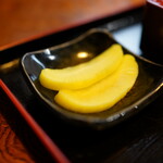 なでら - 薄味の自家製の沢庵（美味い）