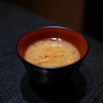 食物屋 Wan 米澤中央店 - 〆是免費的味噌湯（滑子菇與油炸豆腐）
