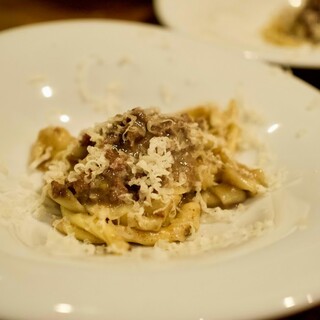 Handmade pasta made by a chef with many fans