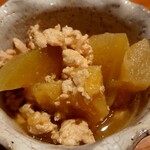 栄夏 - 鶏ひき肉と冬瓜の煮物