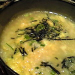雅弥 - 特別料理ｗｗ 鳥皮鍋の雑炊！絶品！！
