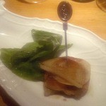 祇園おくむら - フォアグラと帆立のミルフィーユ