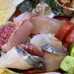 旬ものと日本酒 とみ笑 - 刺身盛合せ