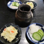 みくに - ポテサラ＆お新香！