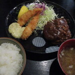 みくに - 海老フライとハンバーグ！