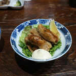 六文銭 - 鶏皮ギョーザ