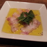 天 - マコガレイのカルパッチオ