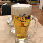 ぎょうざの満洲 - 生ビール 中ジョッキ(462円)