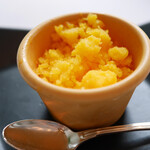 ベラ・ルーサ - 2020/11/23  マンゴーのグラニテ　お口直しに