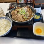 Yoshinoya - 牛すき鍋膳肉2倍盛ご飯大盛り