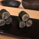 鮨 ENJI - 締め鰯のガリ巻（追加注文）